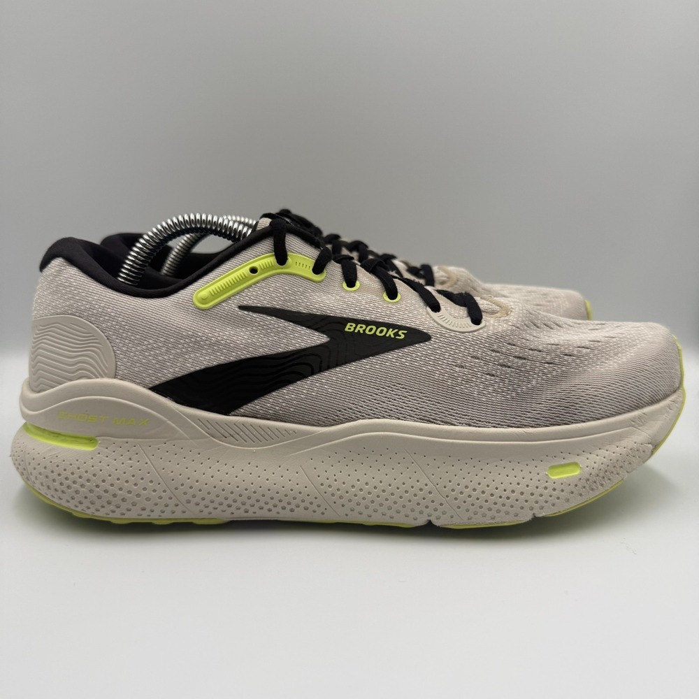 Brooks Ghost Max Gray Black Running Shoes Sneakers Men's Size 10 1104061D071